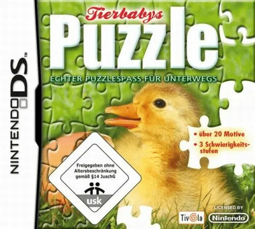 Tierbabys Puzzle - Echter Puzzlespass fuer Unterwegs (Europe) (En,Fr,De,Es,It)